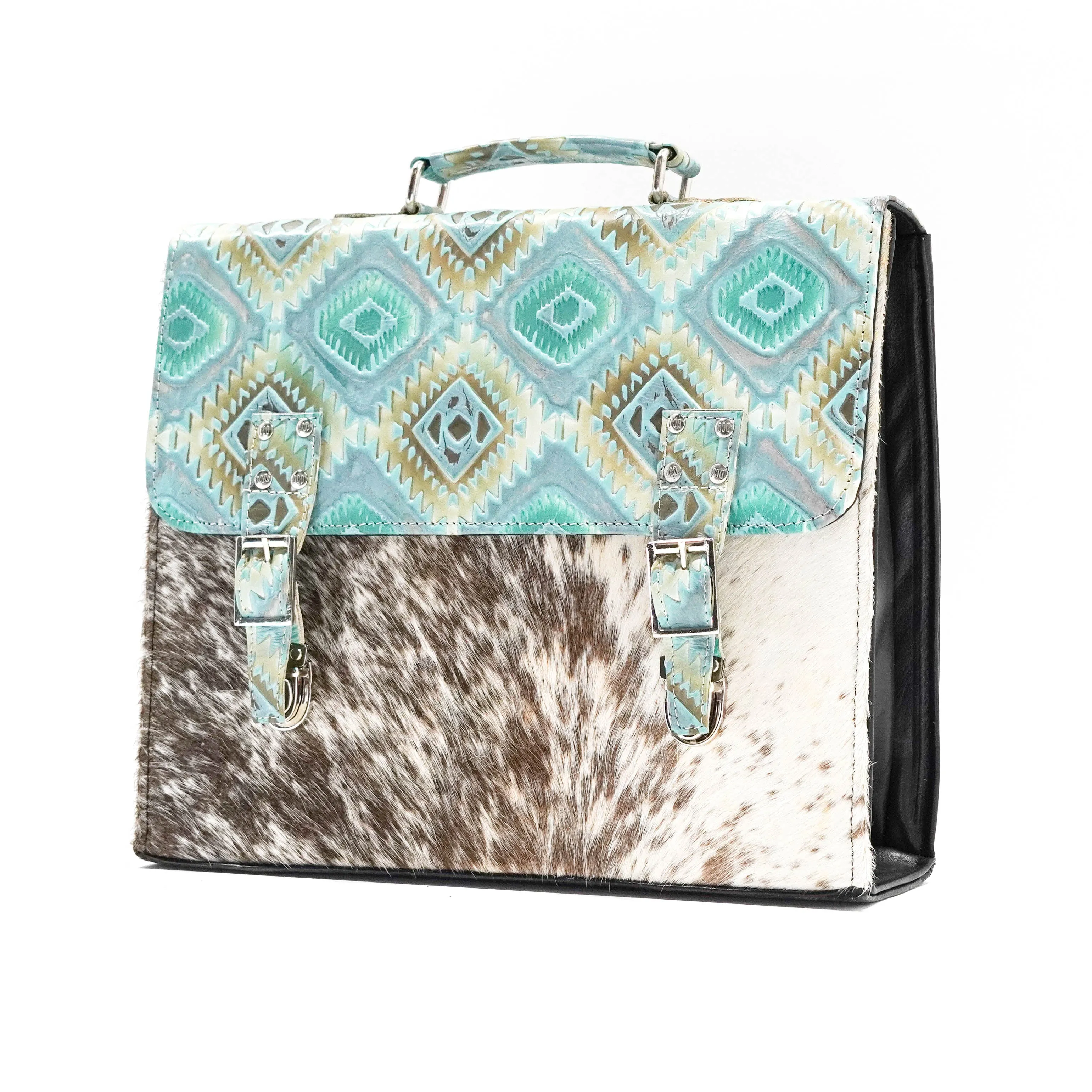 Briefcase - Longhorn w/ Royston Aztec