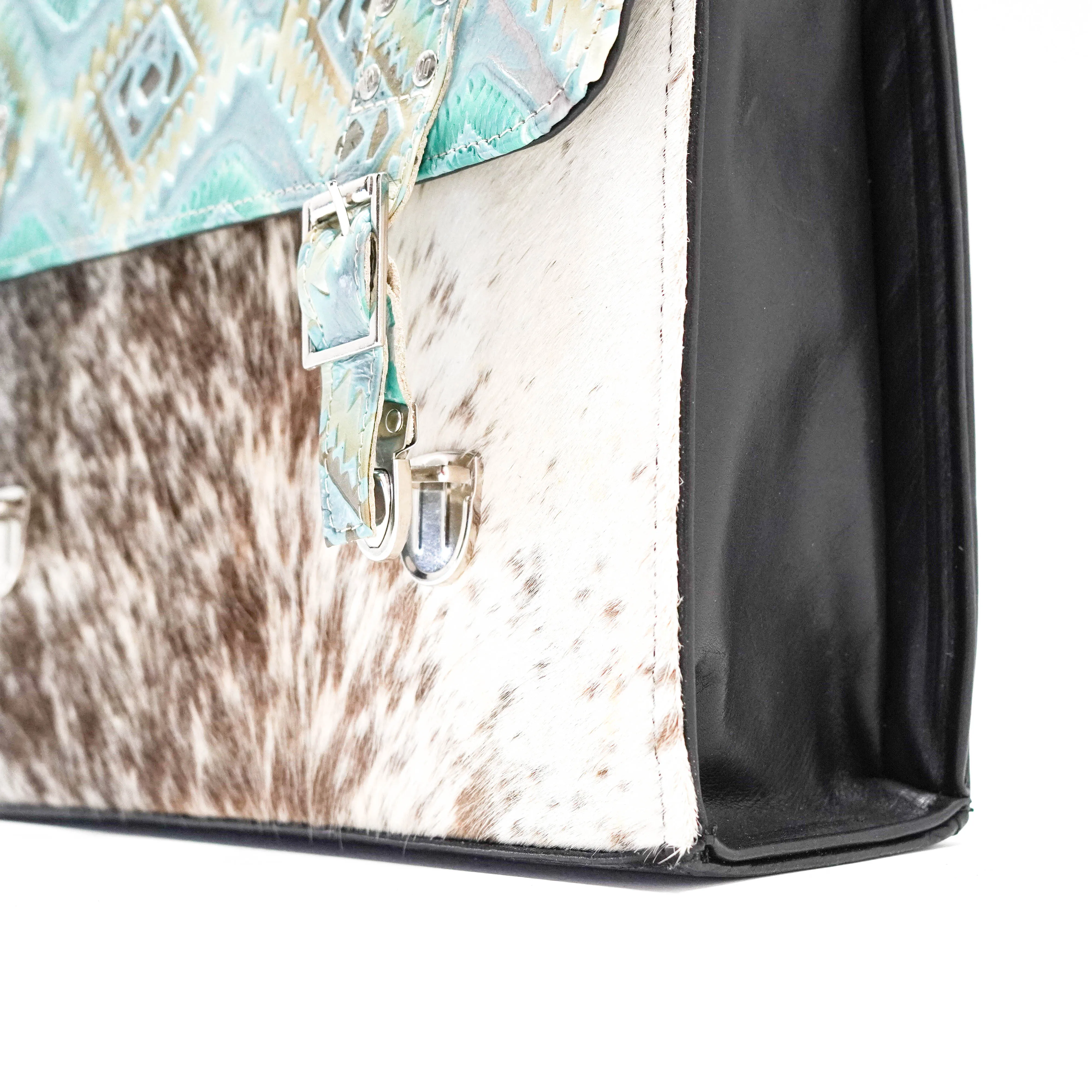Briefcase - Longhorn w/ Royston Aztec