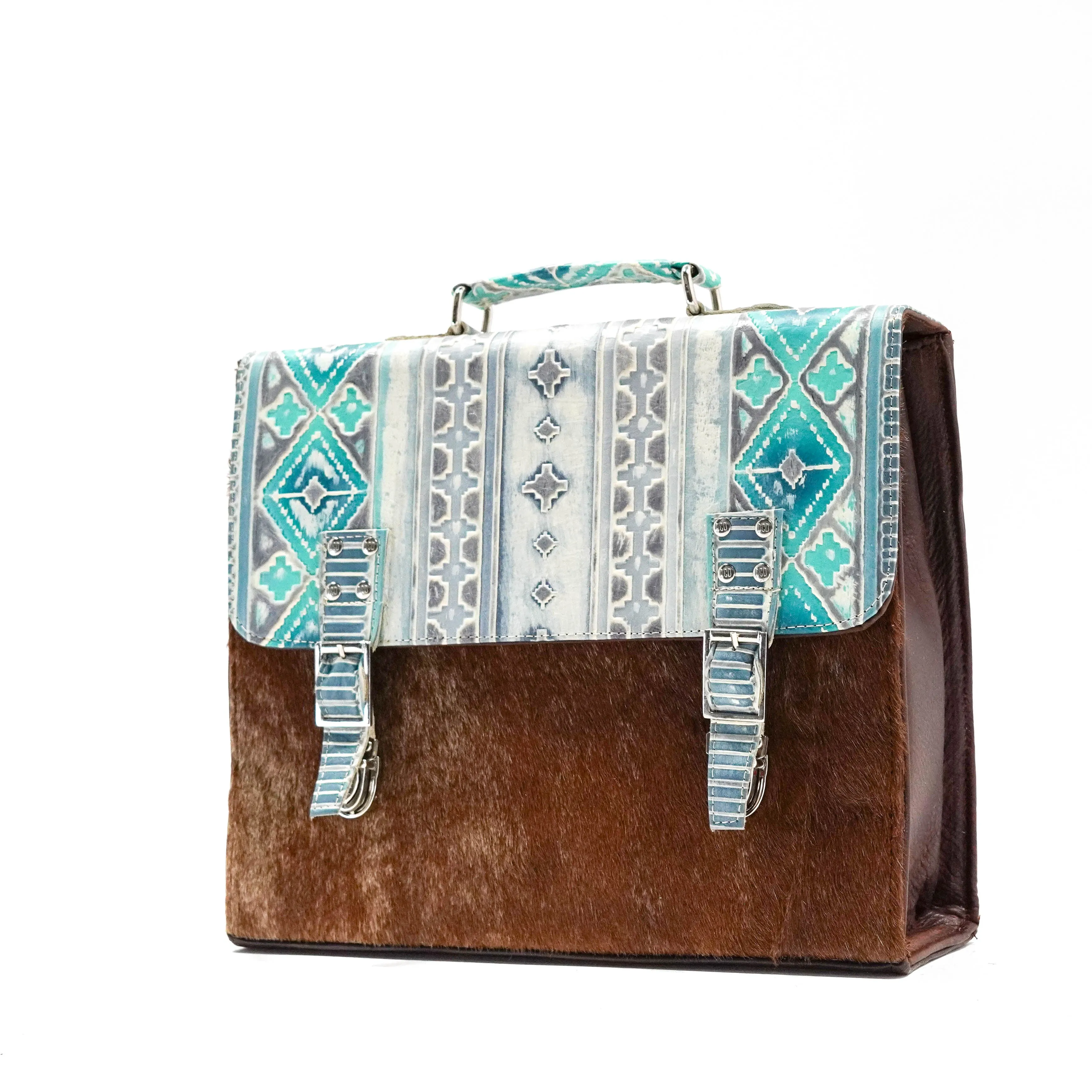 Briefcase - Longhorn w/ Royston Navajo