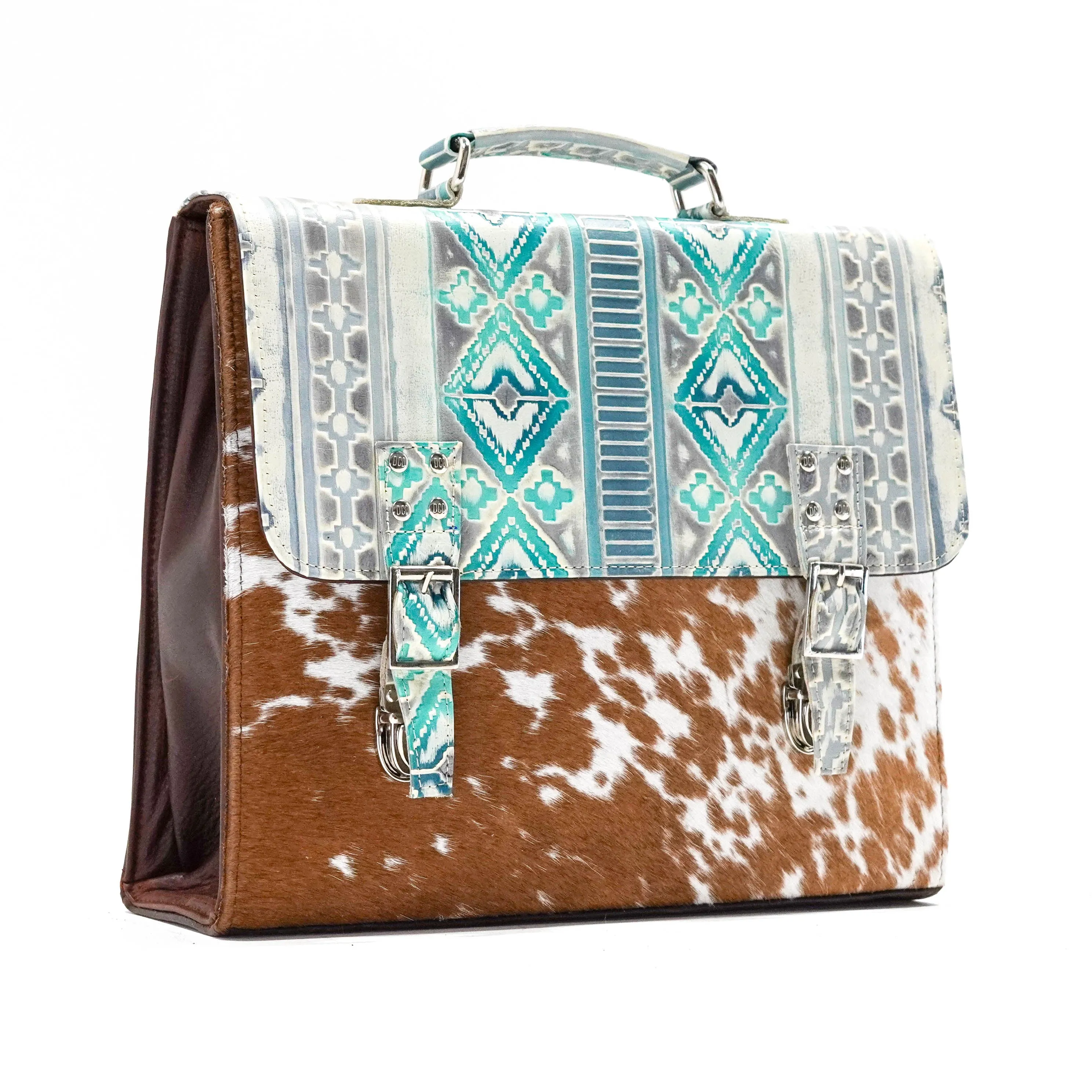 Briefcase - Longhorn w/ Royston Navajo