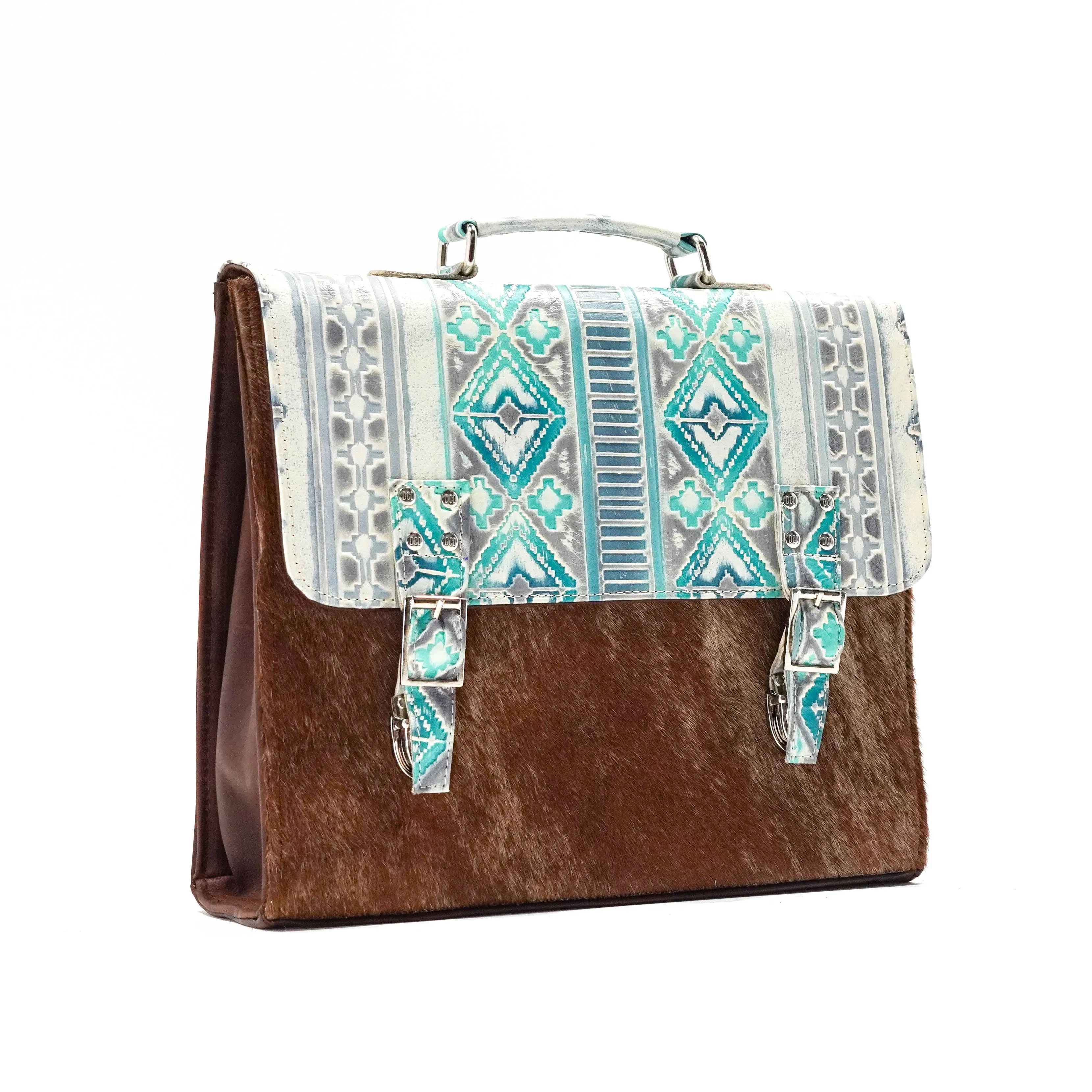 Briefcase - Longhorn w/ Royston Navajo