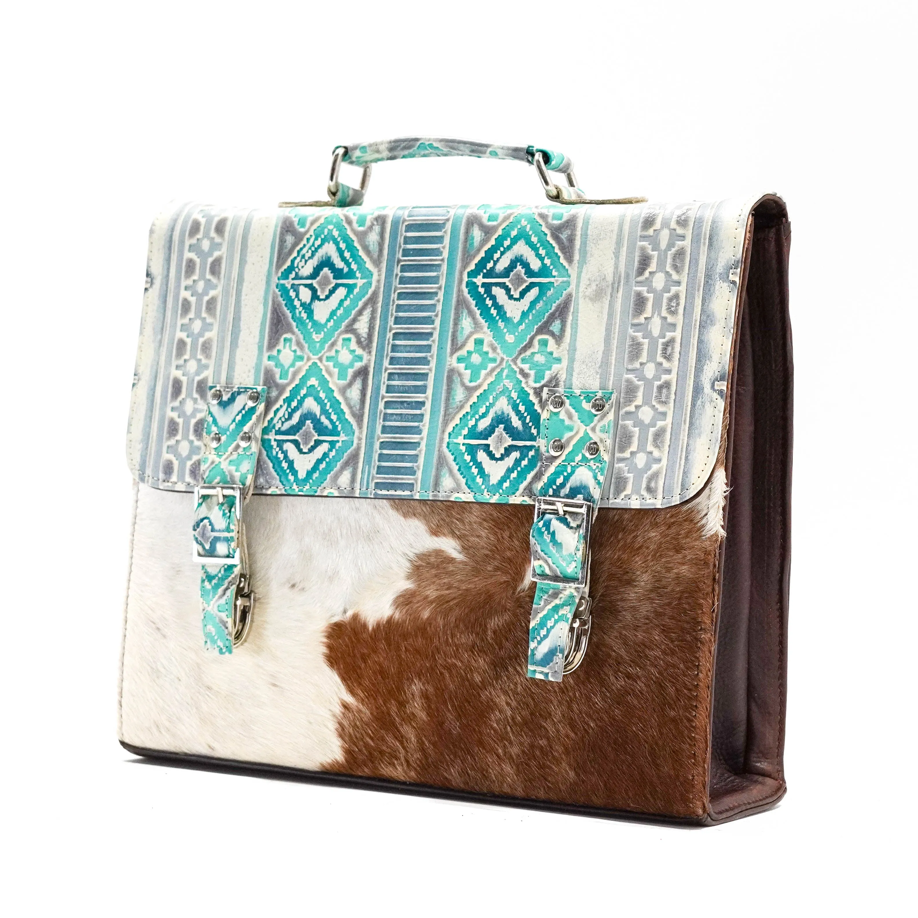 Briefcase - Longhorn w/ Royston Navajo