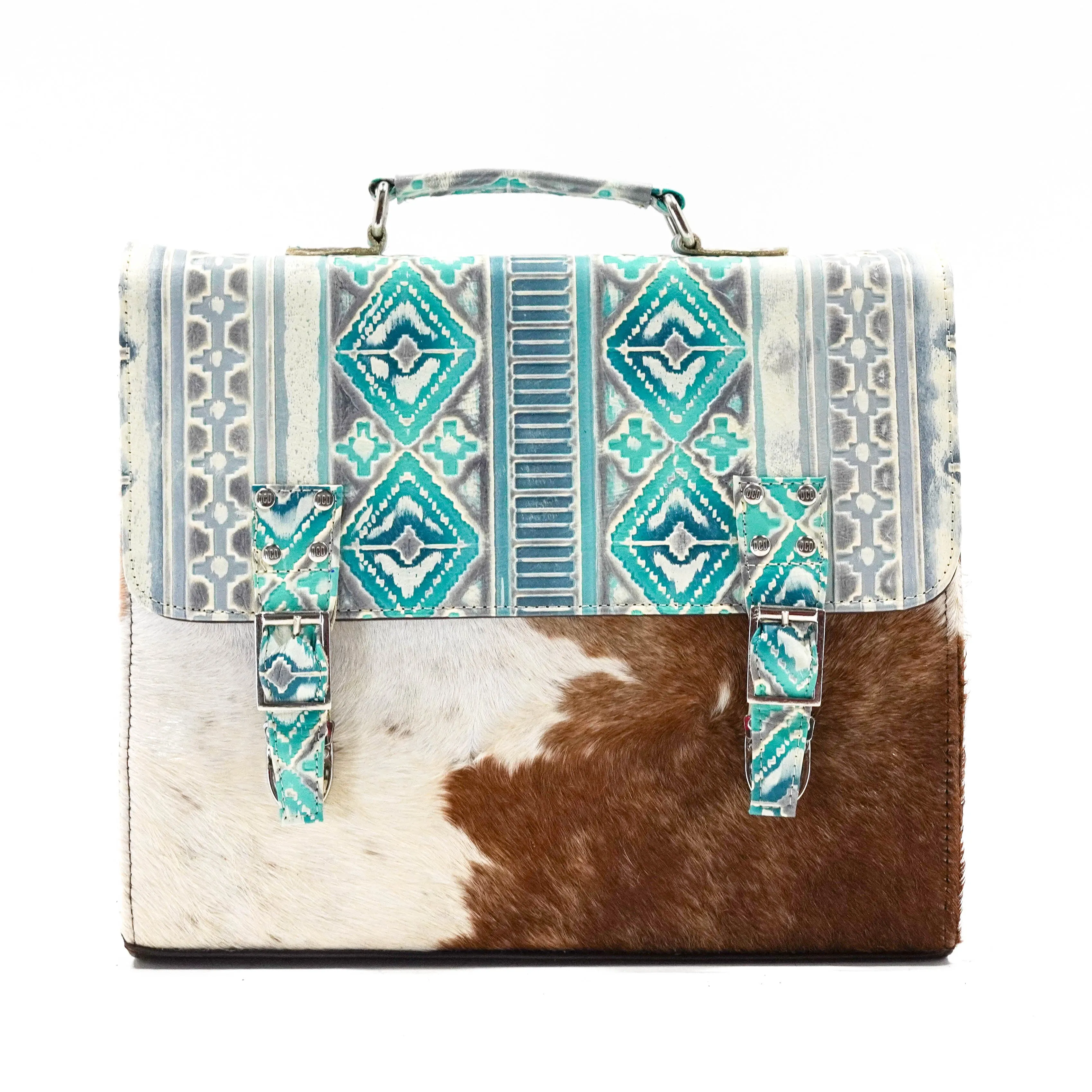 Briefcase - Longhorn w/ Royston Navajo