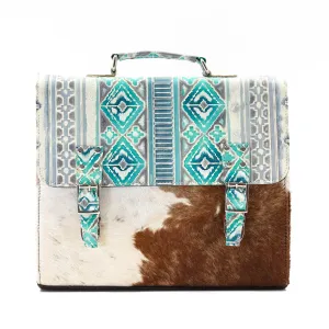 Briefcase - Longhorn w/ Royston Navajo