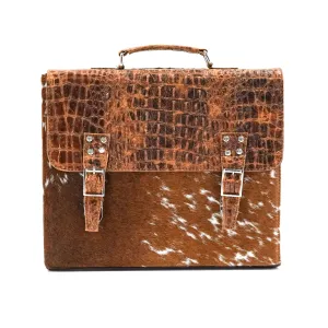 Briefcase - Longhorn w/ Saddle Croc