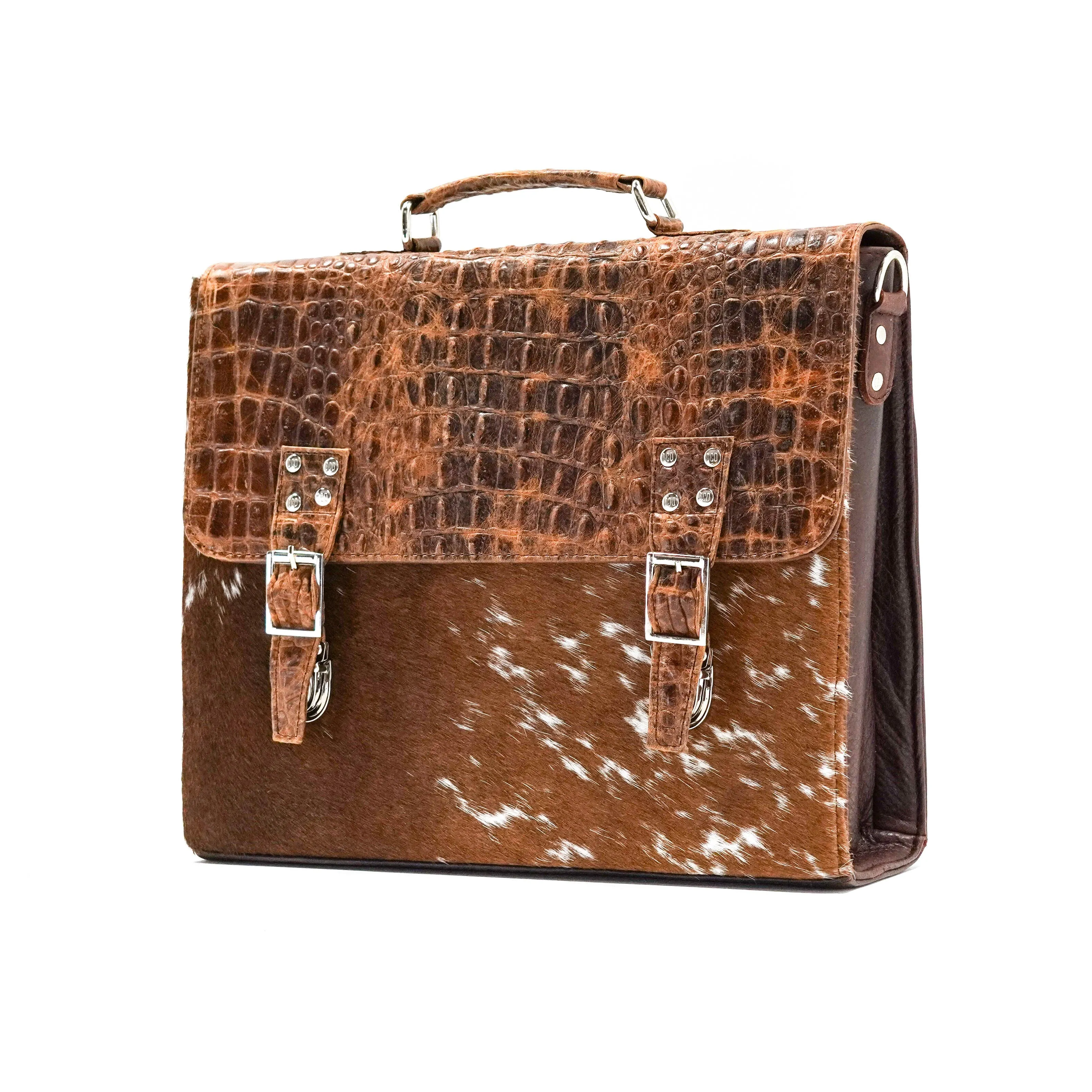 Briefcase - Longhorn w/ Saddle Croc