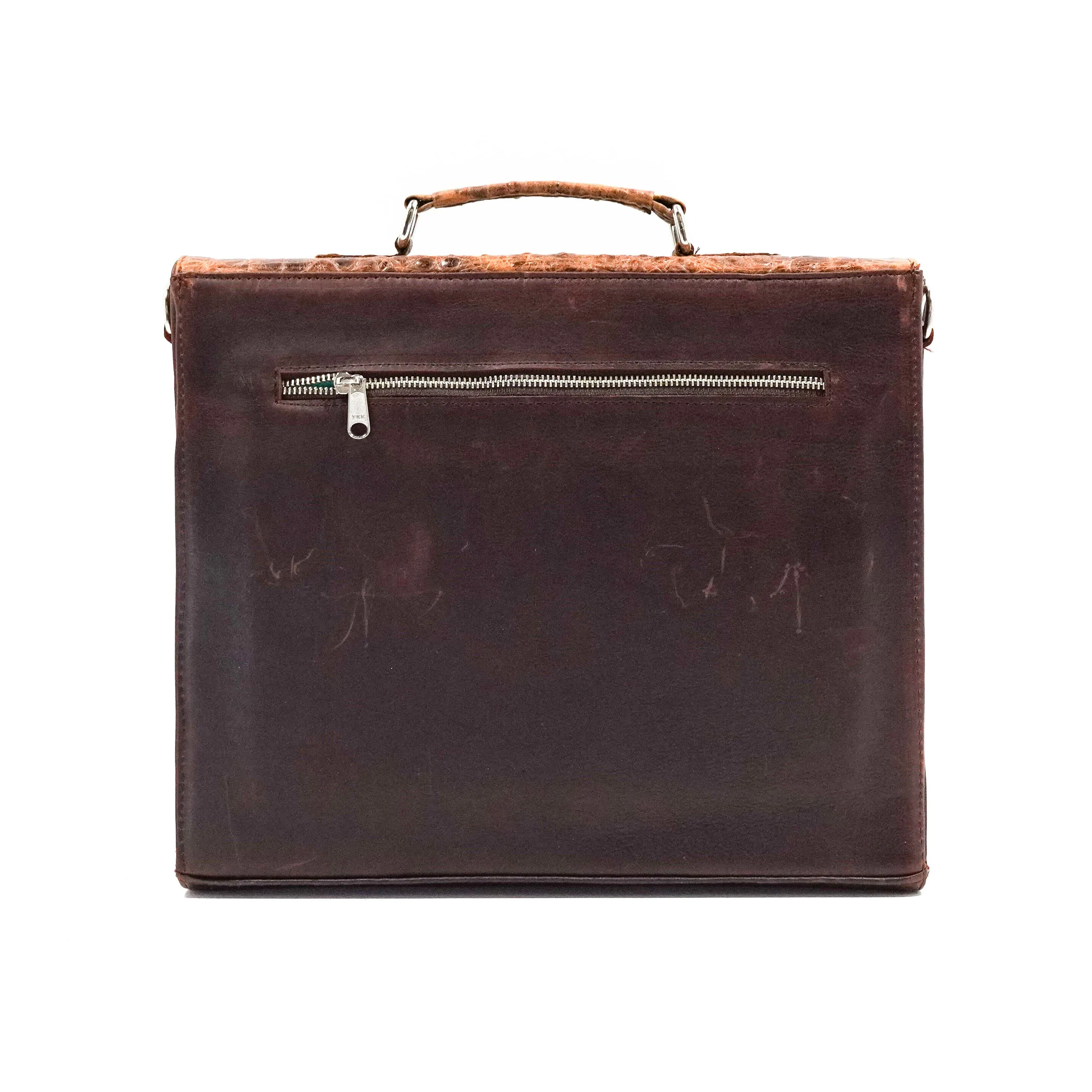 Briefcase - Longhorn w/ Saddle Croc