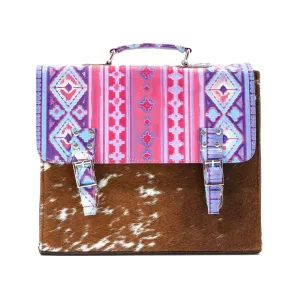 Briefcase - Longhorn w/ Unicorn Navajo