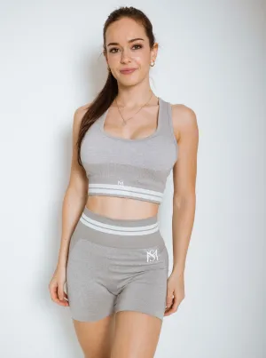 Bright Lines Light Grey Set Shorts Edition
