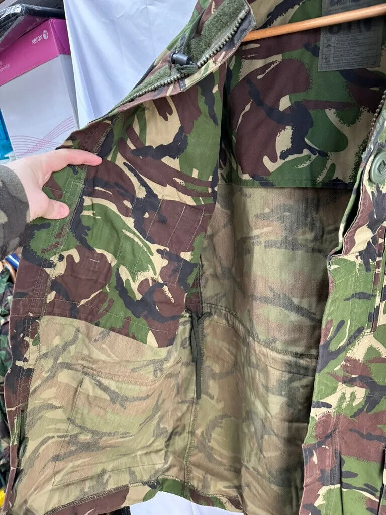 British Army Grade 1 Windproof Woodland DPM Camo Combat Smock - Size 160/96