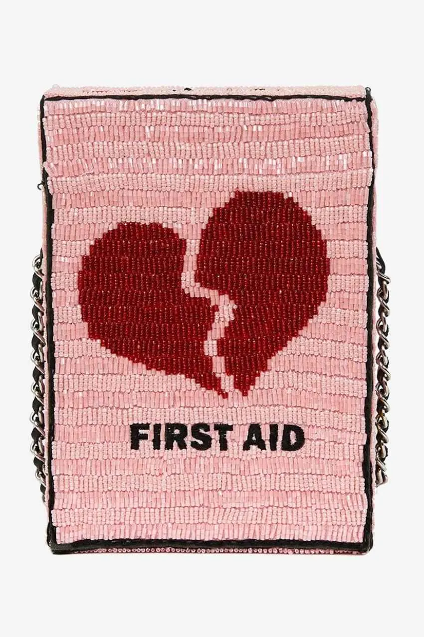 Broken Heart First Aid Big Box Crossbody Bag