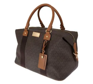 Brown TRAVEL Canvas Weekendbag