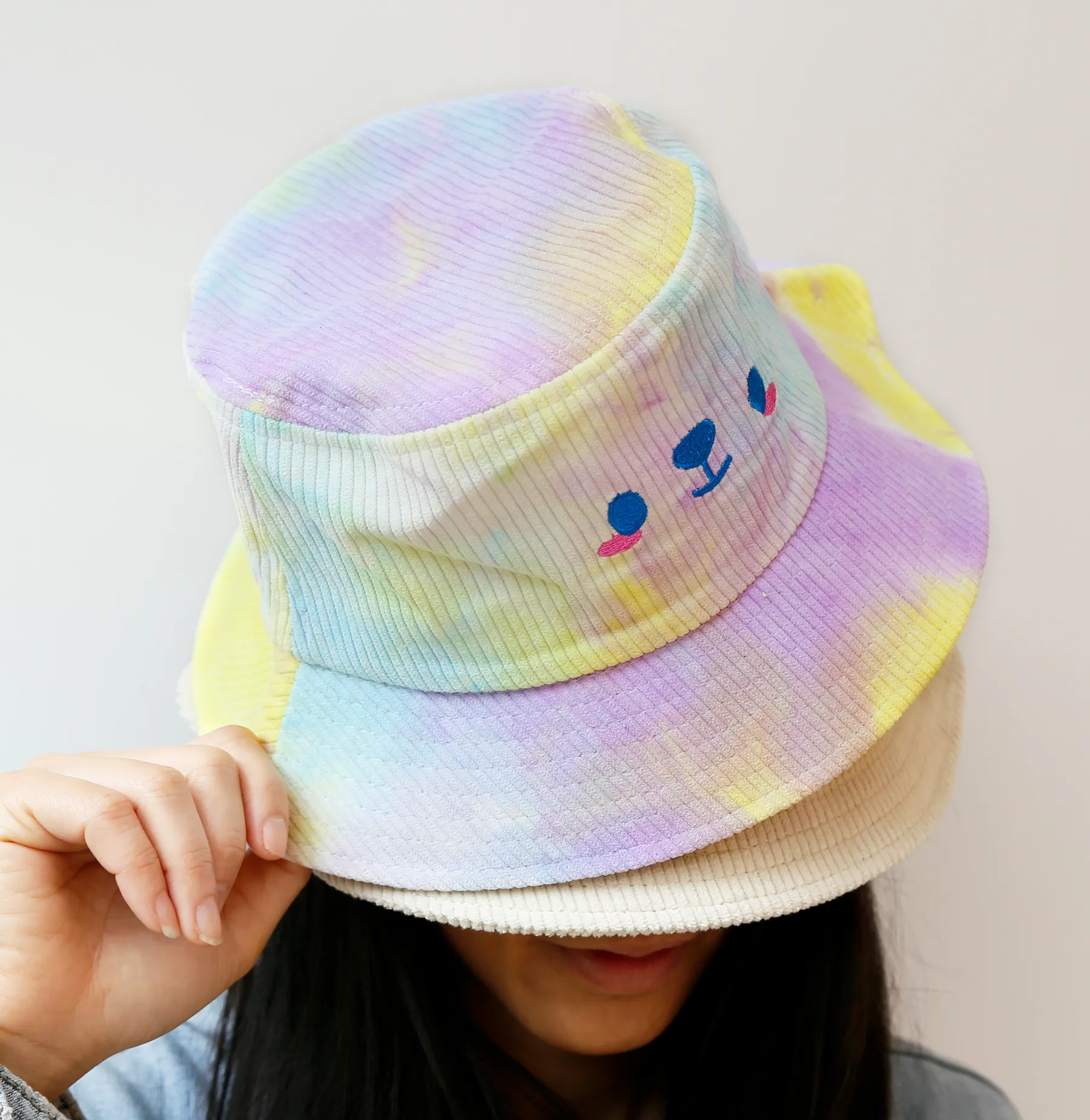 Bucket hat - Corduroy Kuma •ᴥ•
