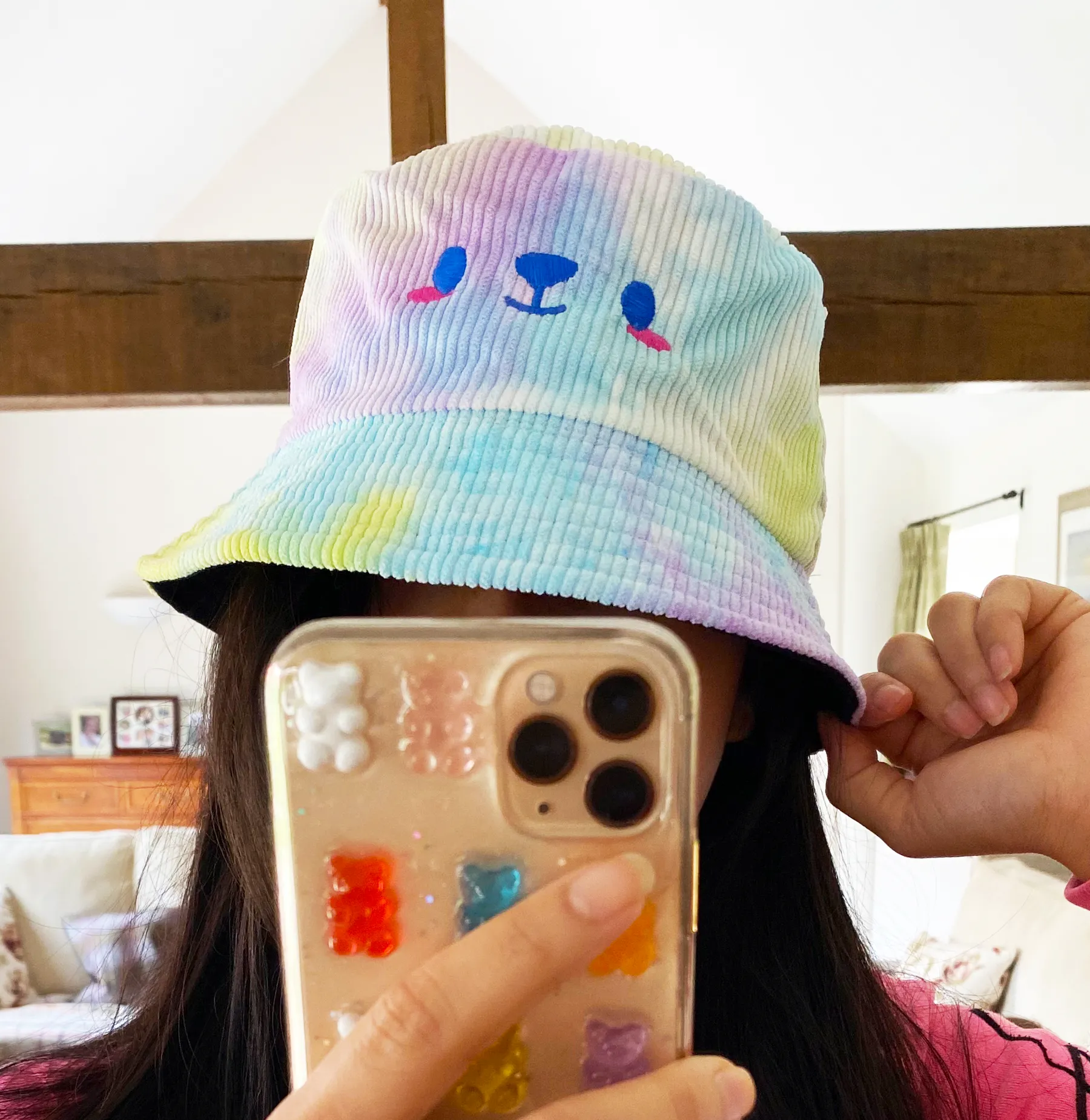 Bucket hat - Corduroy Kuma •ᴥ•