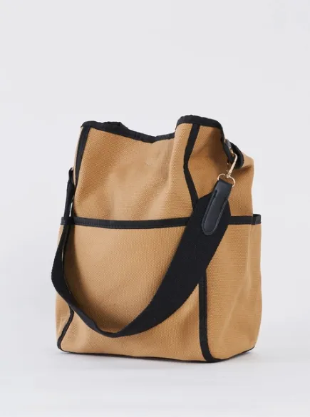 Canvas Belt Tote Bag