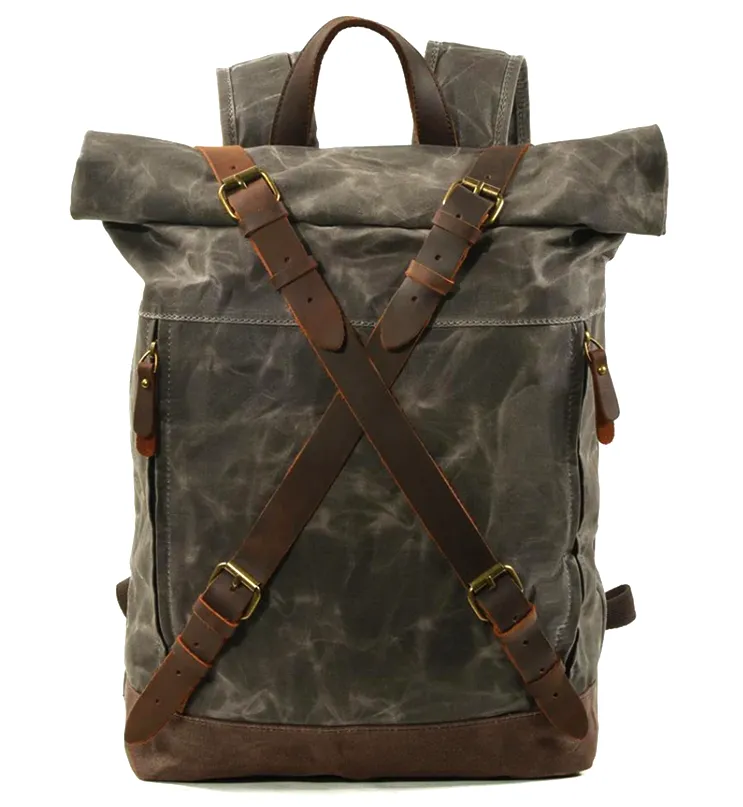 Canvas Rucksack Backpack  | Mount Vesuvius