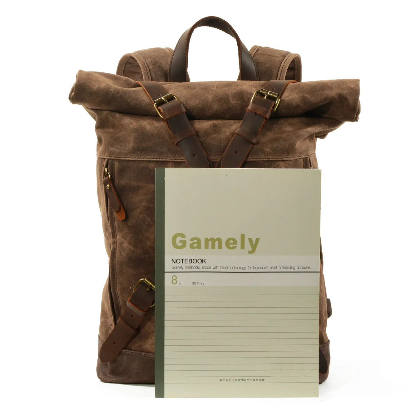 Canvas Rucksack Backpack  | Mount Vesuvius