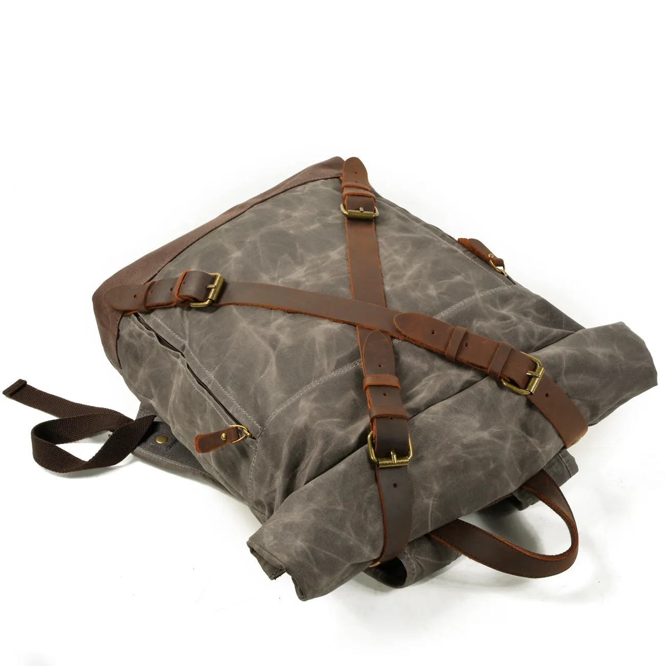 Canvas Rucksack Backpack  | Mount Vesuvius