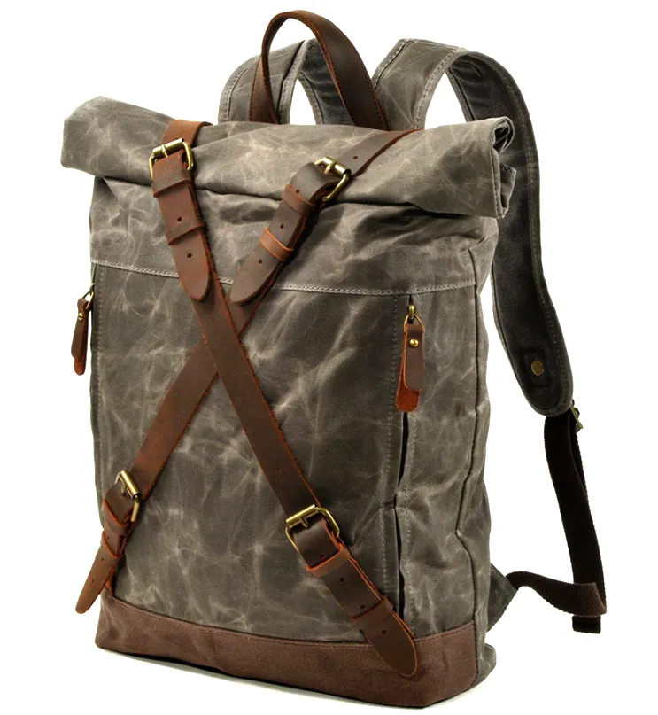 Canvas Rucksack Backpack  | Mount Vesuvius