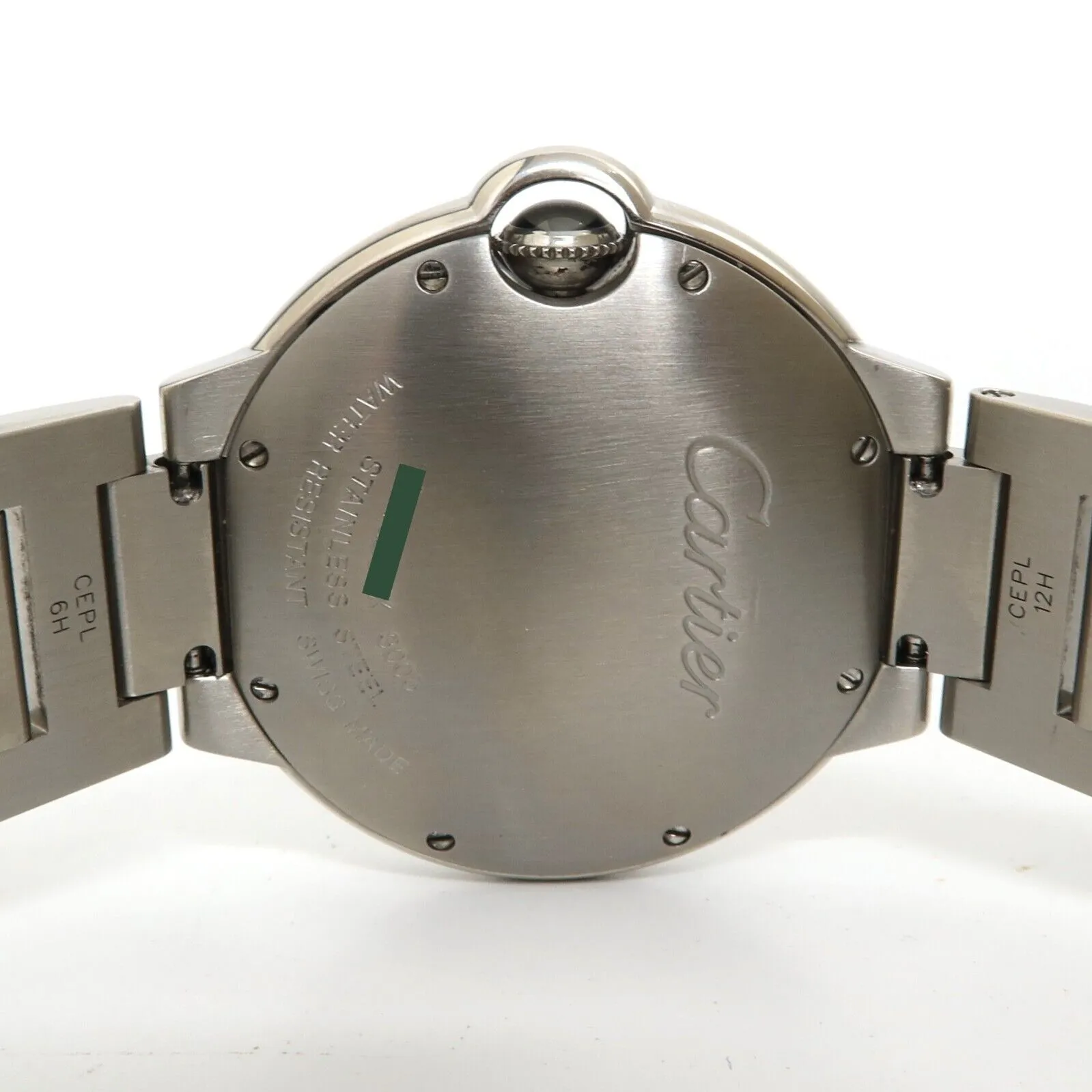 Cartier Ballon Bleu 36mm Quartz Stainless Steel Silver Dial W69011Z4 3005