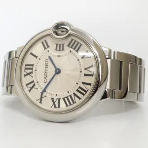 Cartier Ballon Bleu 36mm Quartz Stainless Steel Silver Dial W69011Z4 3005