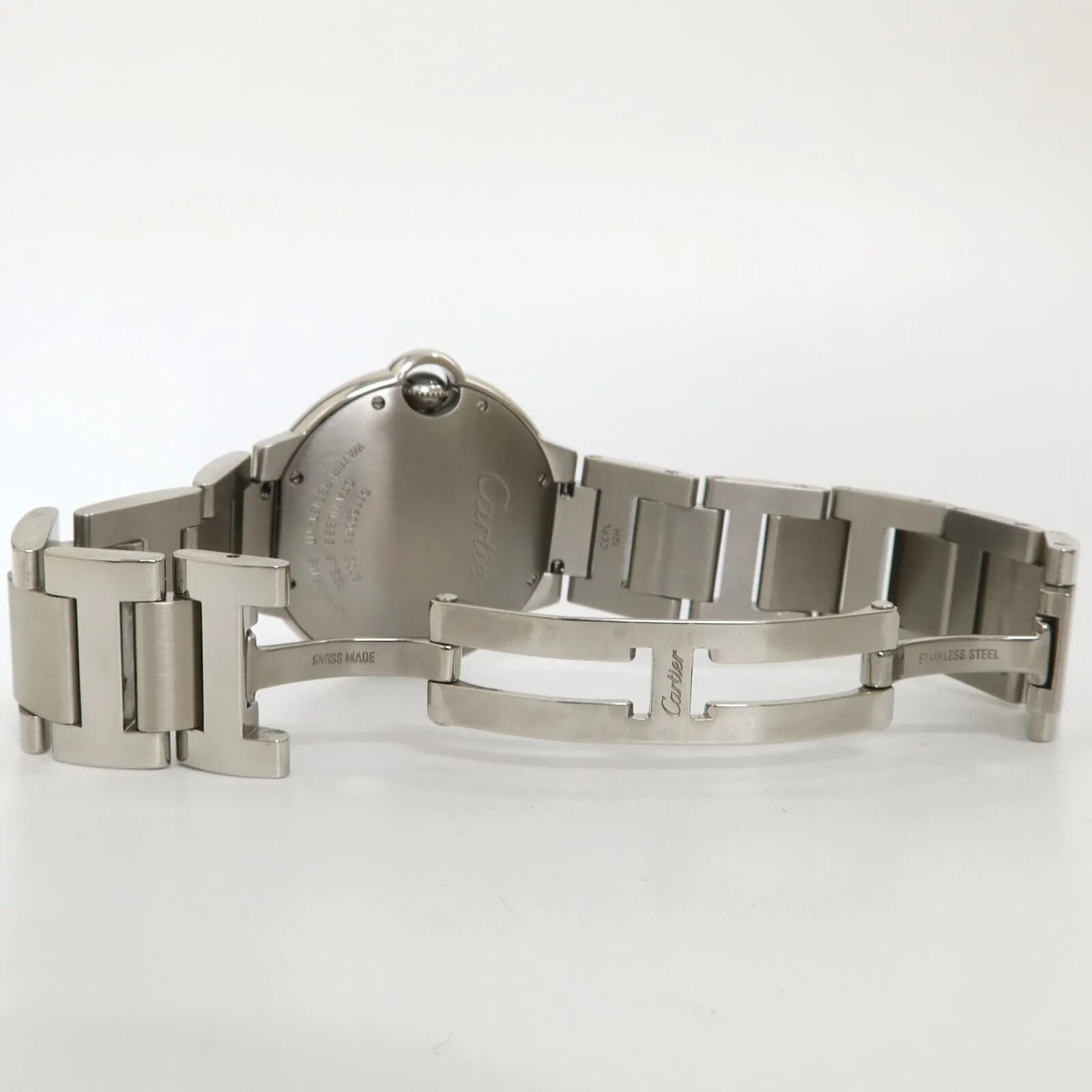 Cartier Ballon Bleu 36mm Quartz Stainless Steel Silver Dial W69011Z4 3005