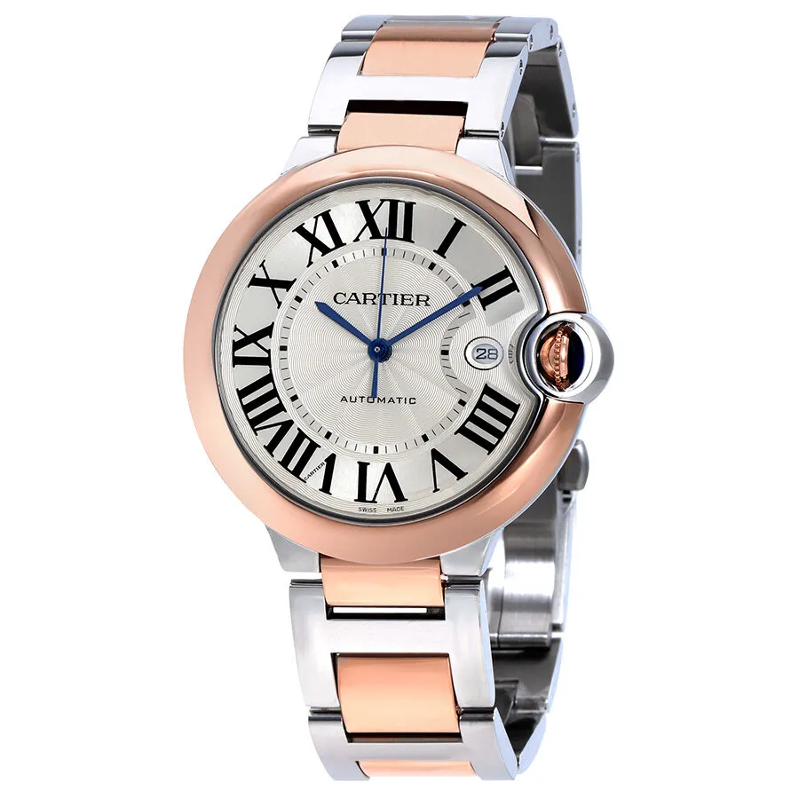 Cartier Ballon Bleu De Cartier Guilloche Dial Automatic Men's Watch W2BB0004