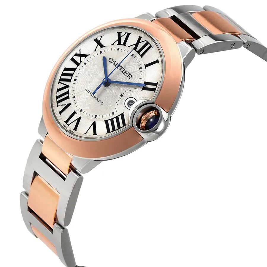 Cartier Ballon Bleu De Cartier Guilloche Dial Automatic Men's Watch W2BB0004