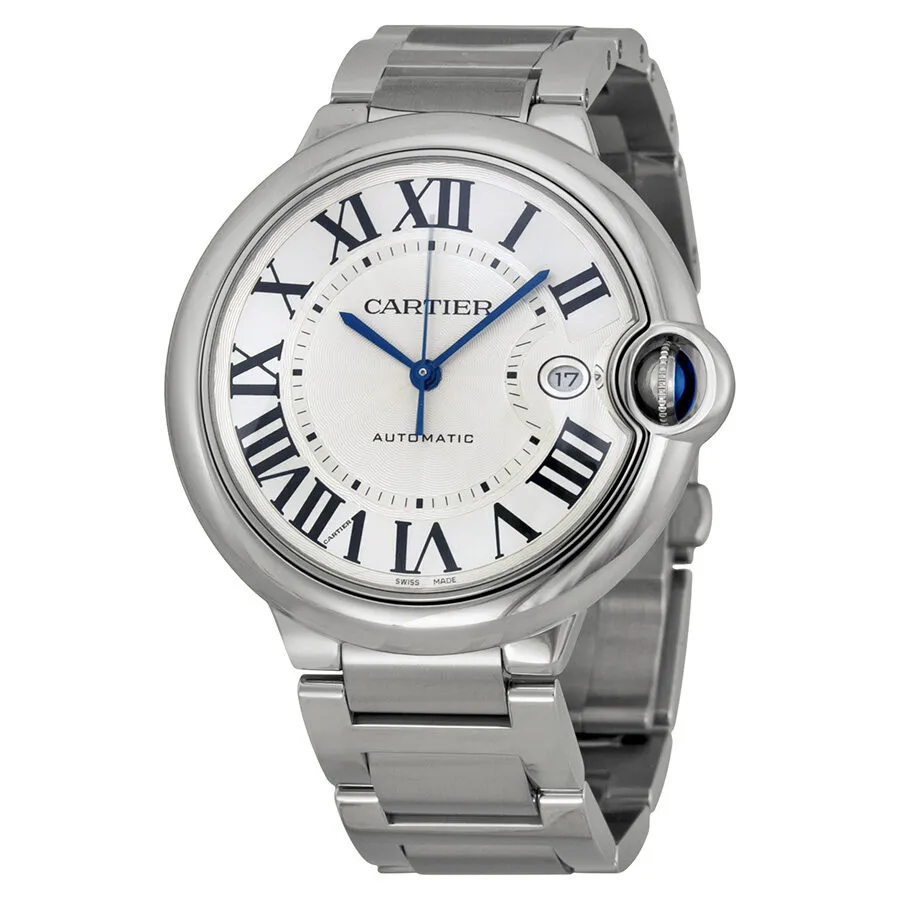 Cartier Ballon Bleu de Cartier Silver Opaline Dial Automatic Men's Watch W69012Z4