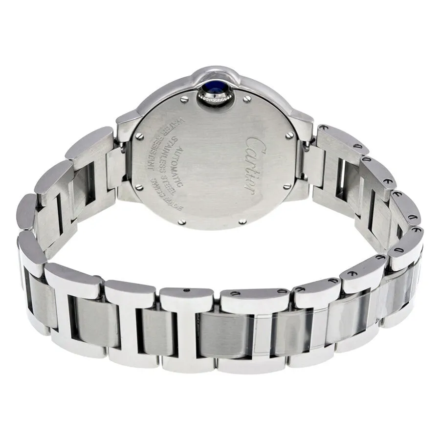 Cartier Ballon Bleu Pink Dial Stainless Steel Automatic Ladies Watch W6920100