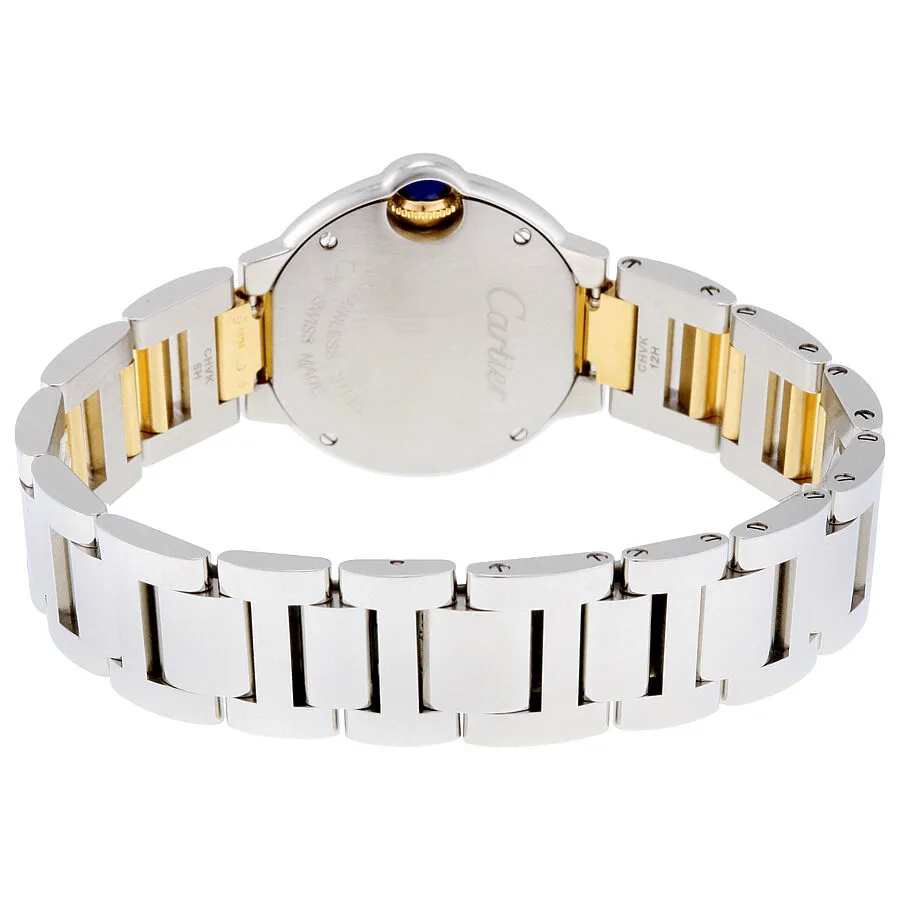Cartier Ballon Bleu Silver Dial Stainless Steel Ladies Watch W2BB0010
