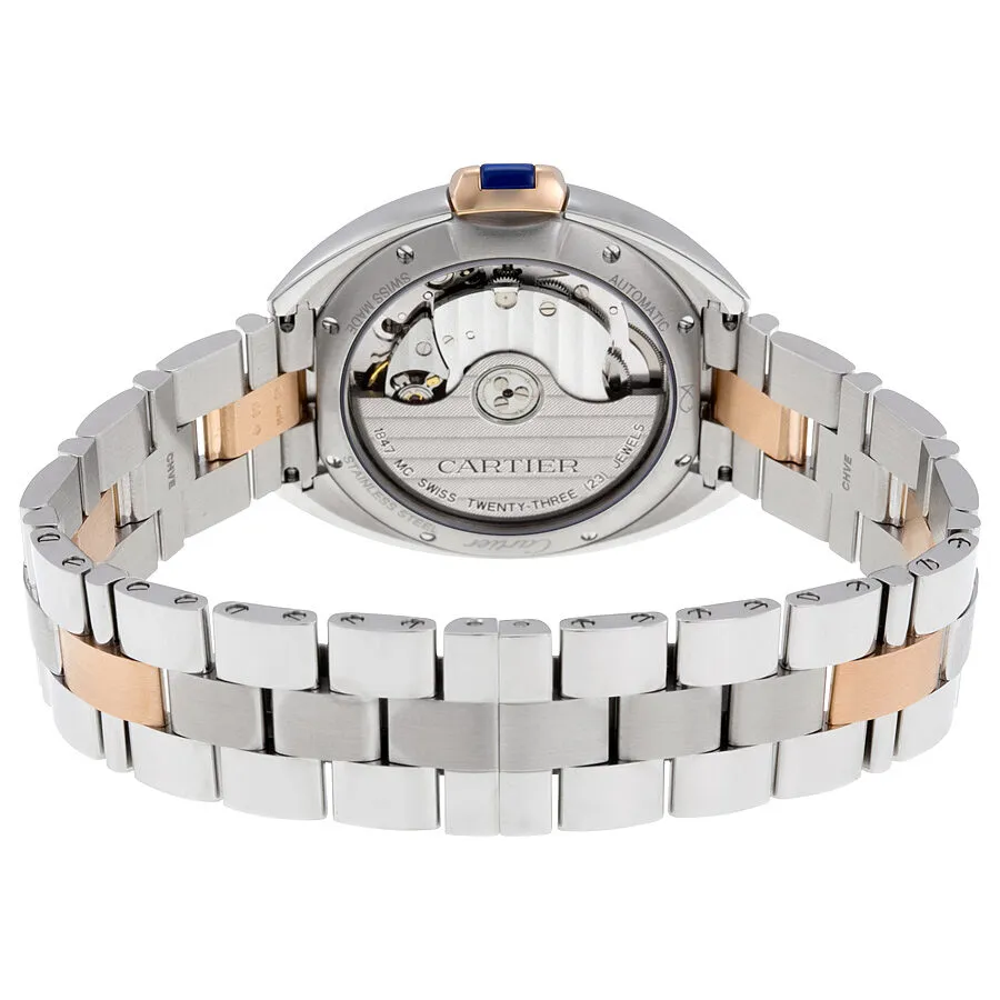 Cartier Cle Automatic Silver Dial Ladies Watch W2CL0003