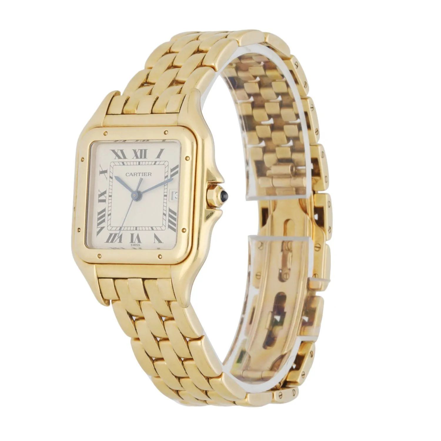 Cartier Panthere 887968 18k Yellow Gold Large Man's Watch