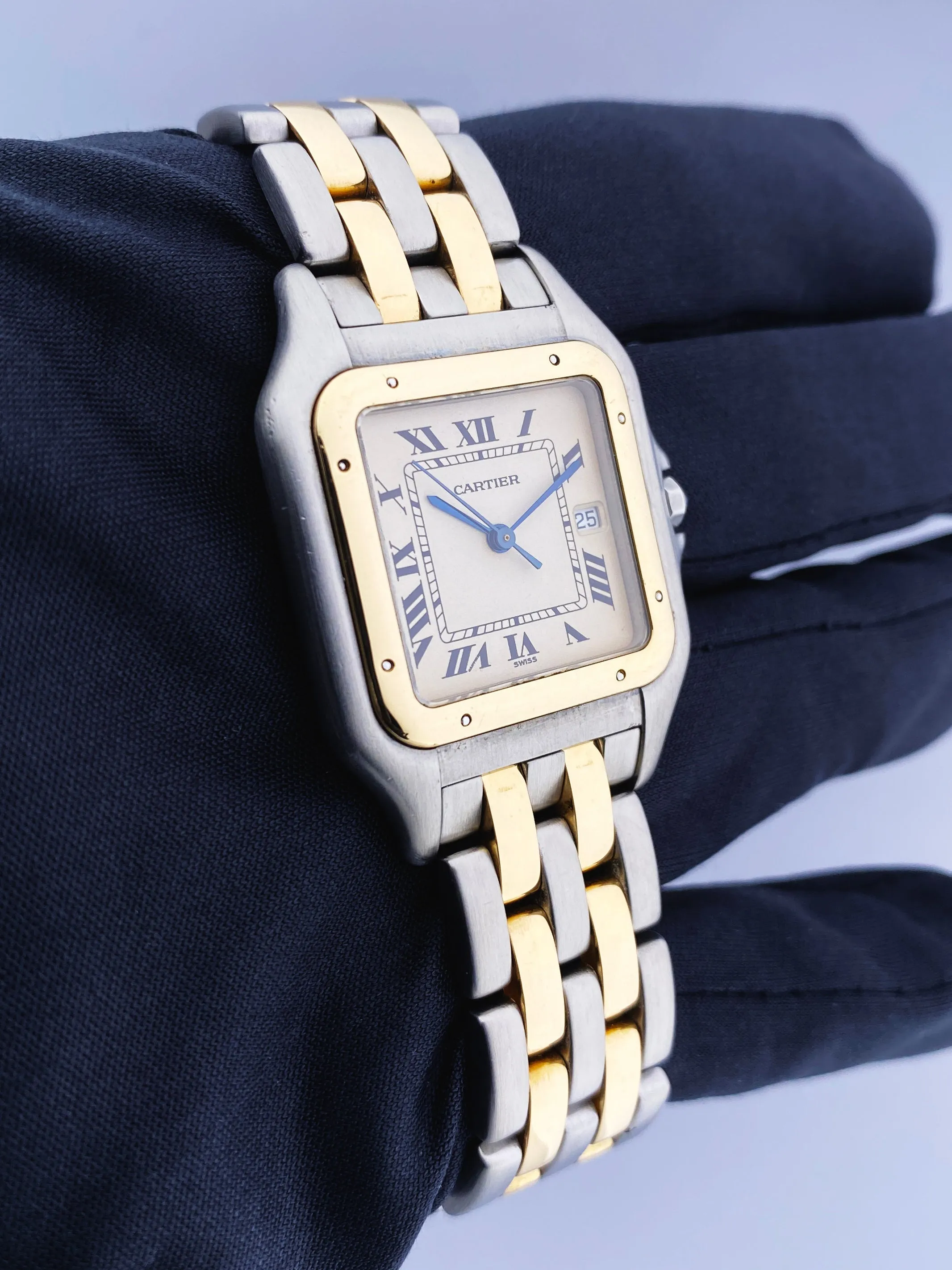 Cartier Panthere Jumbo 187957 Two Tone Mens Watch