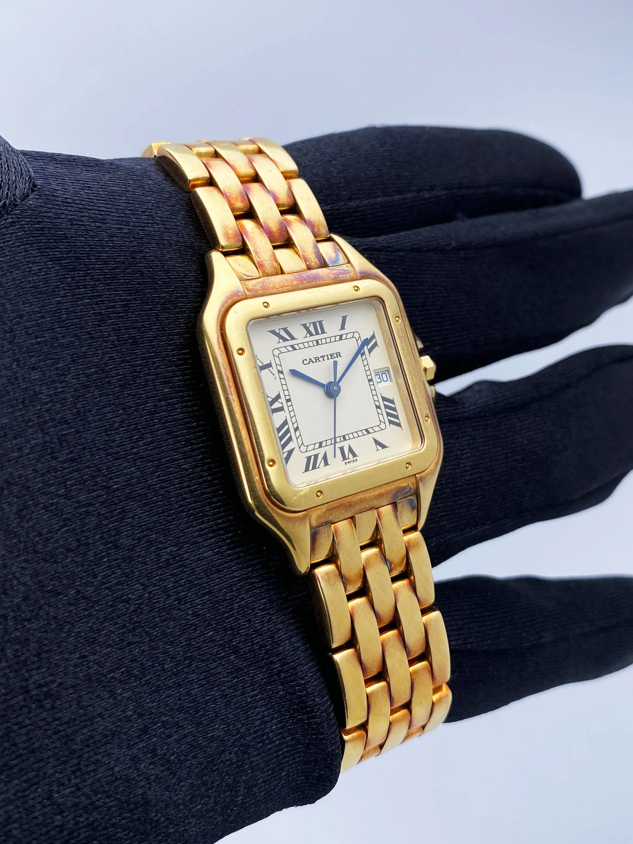 Cartier Panthere Large 106000M 18K Yellow Gold Mens Watch