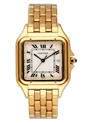 Cartier Panthere Large 106000M 18K Yellow Gold Mens Watch