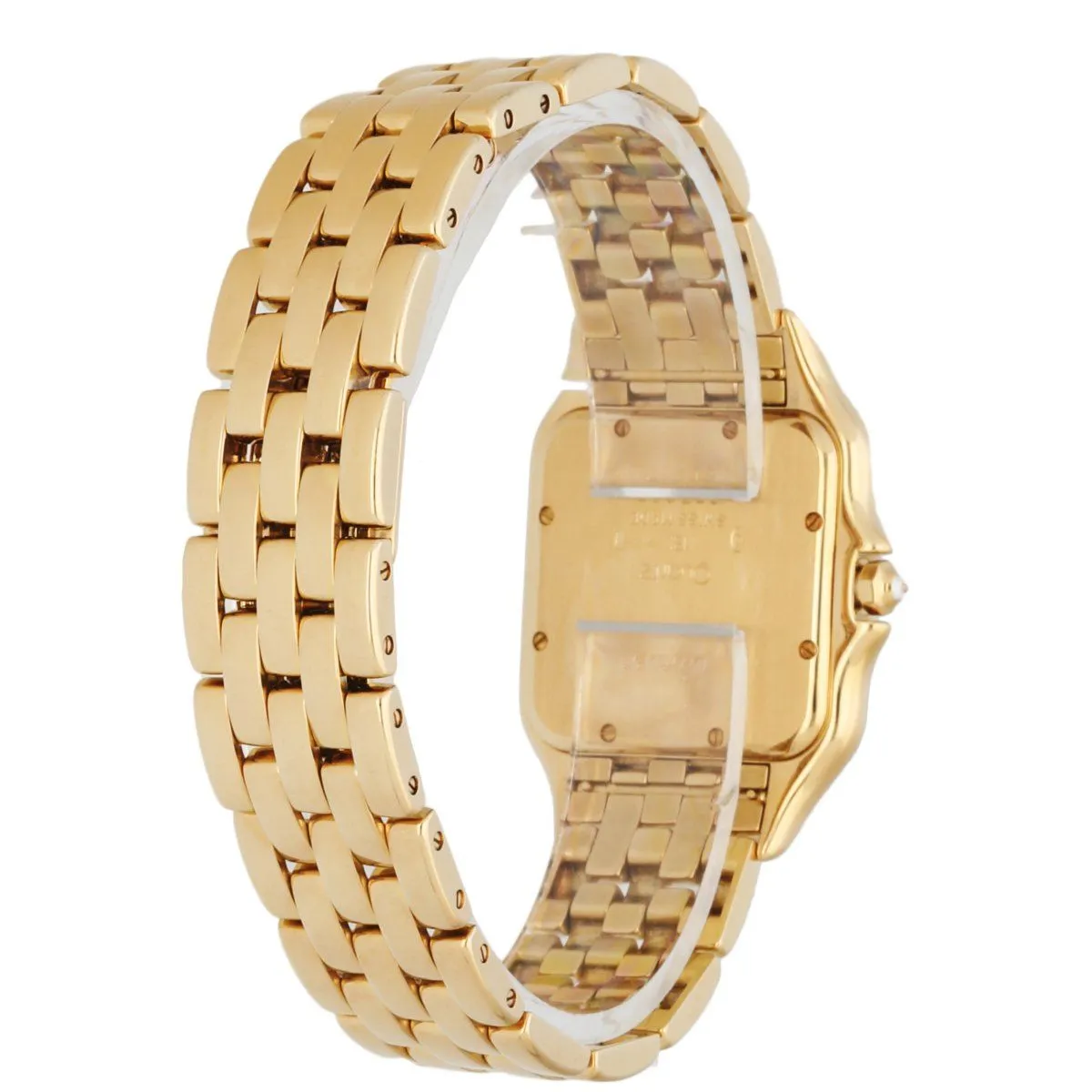 Cartier Panthere Large 18K Yellow Gold Factory Diamonds Watch