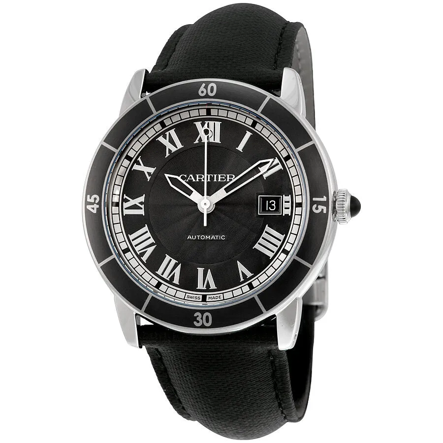 Cartier Ronde Croisiere Automatic Gray Dial Men's Watch WSRN0003