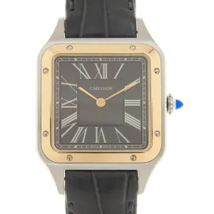 Cartier Santos-Dumont 'Le 14 bis' Automatic Grey Dial Men's Watch W2SA0015