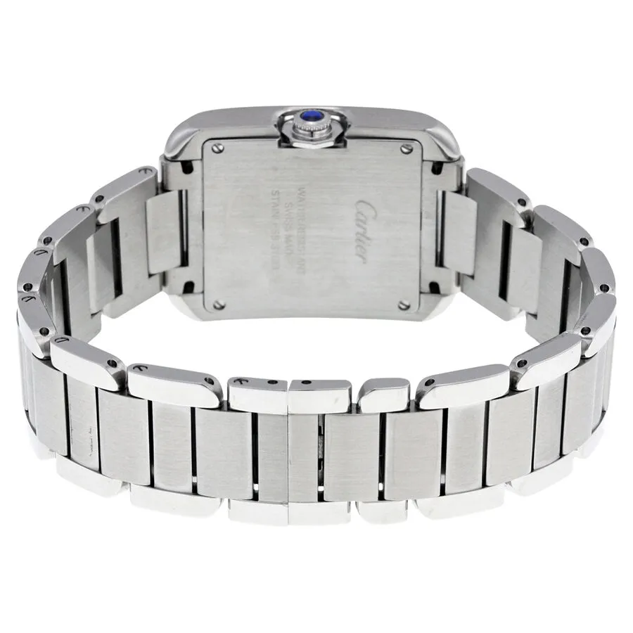 Cartier Tank Anglaise Silver Dial Ladies Watch W5310044