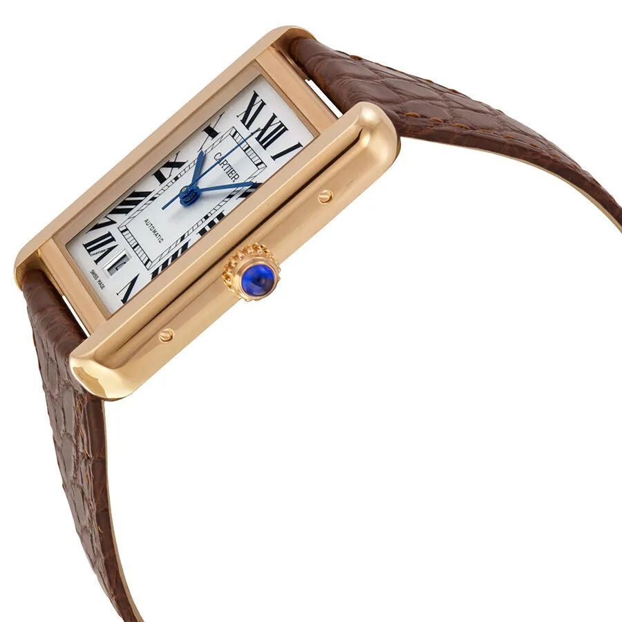 Cartier Tank Solo XL Automatic 18kt Pink Gold Men's Watch W5200026
