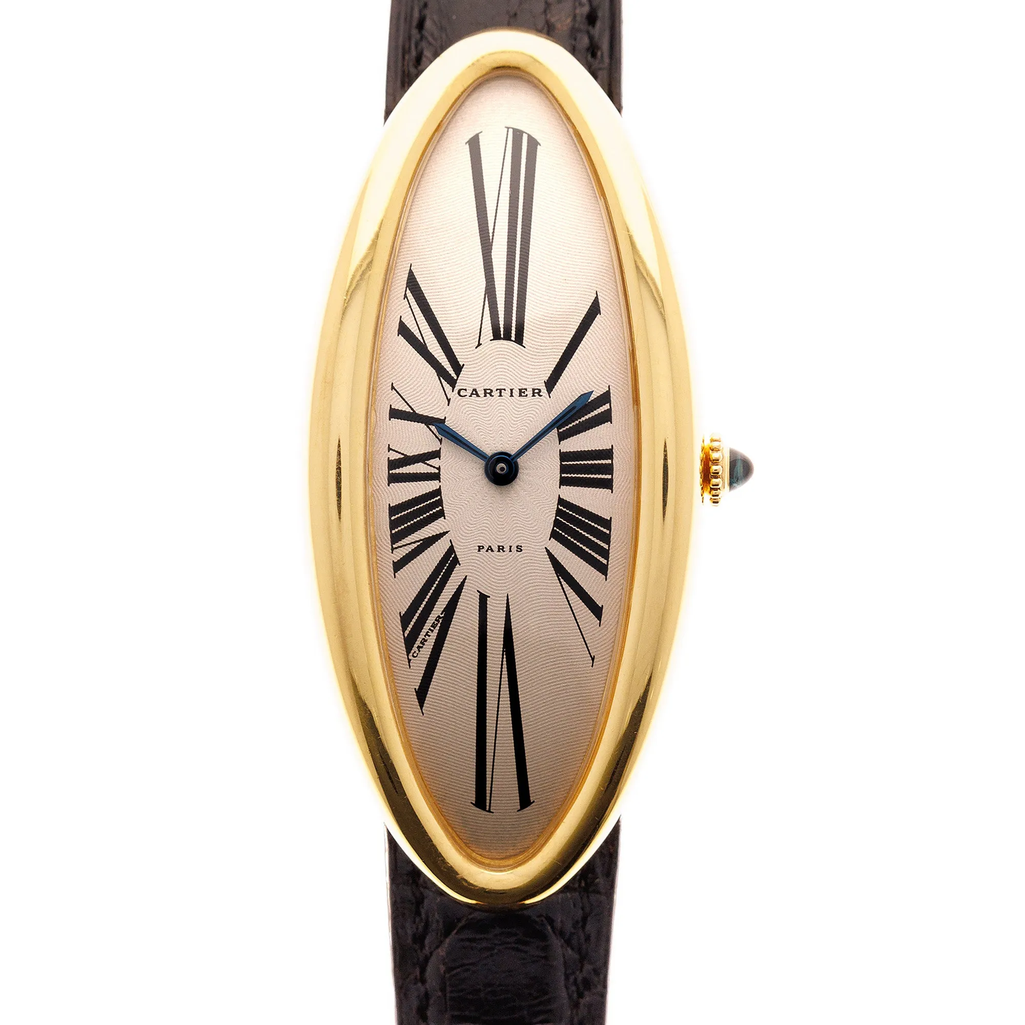 Cartier Yellow Gold Collection Prive Baignoire Allongee from 1991