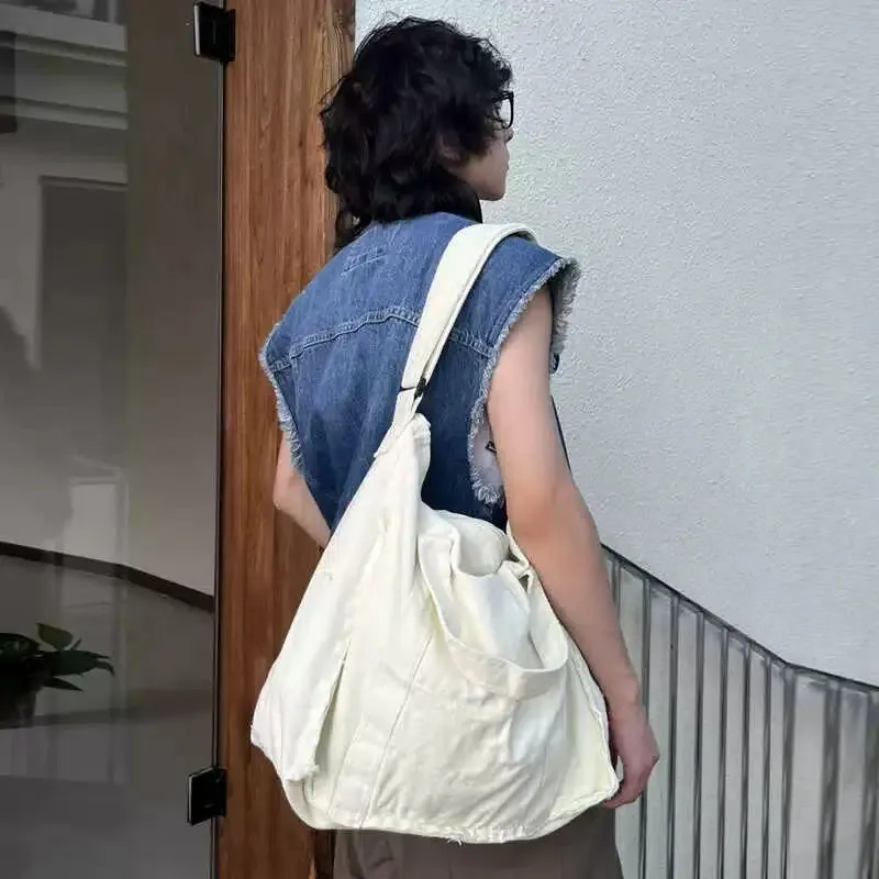 Casual Canvas Shoulder Bag