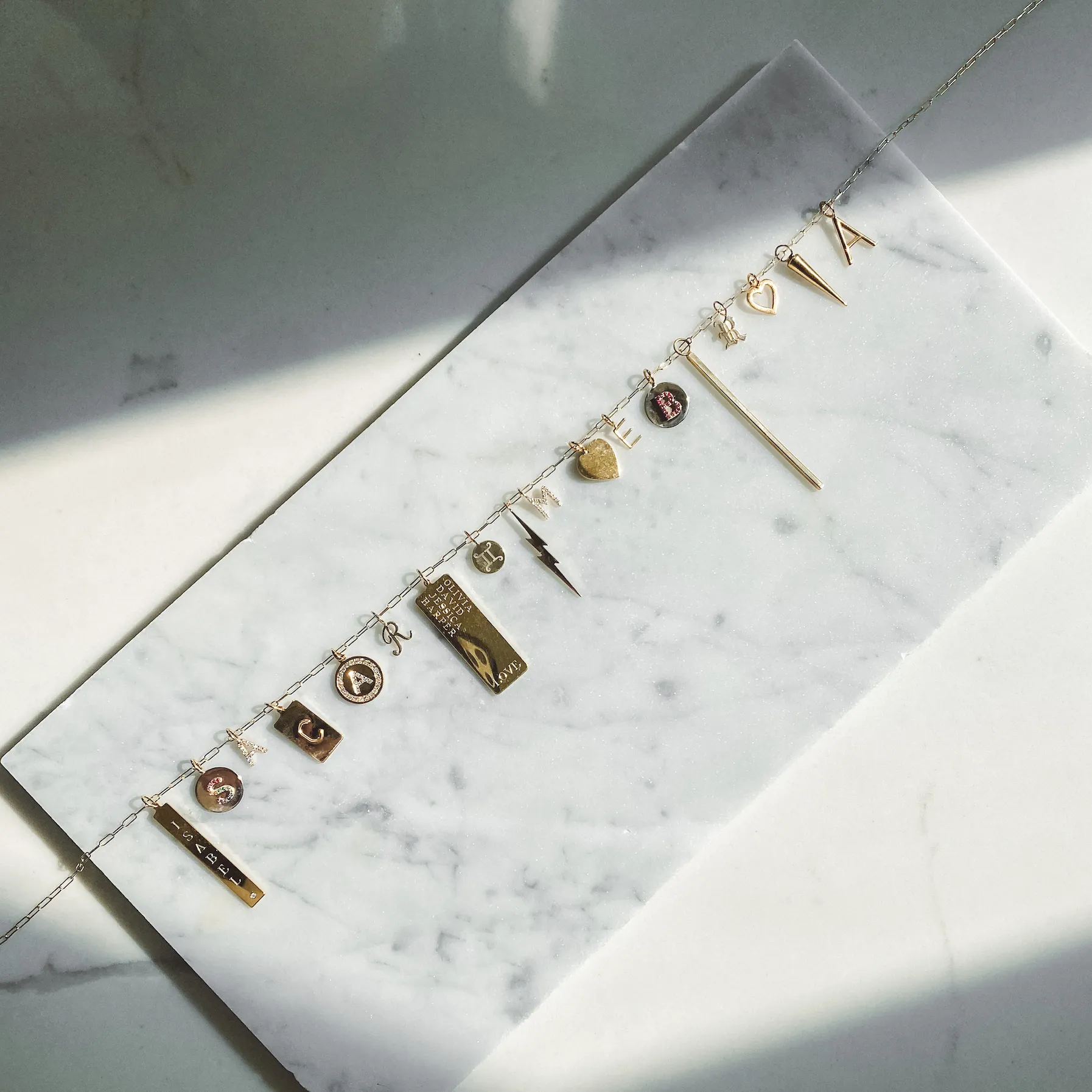 CHAINS: DAINTY PAPERCLIP CHAIN-14KT GOLD