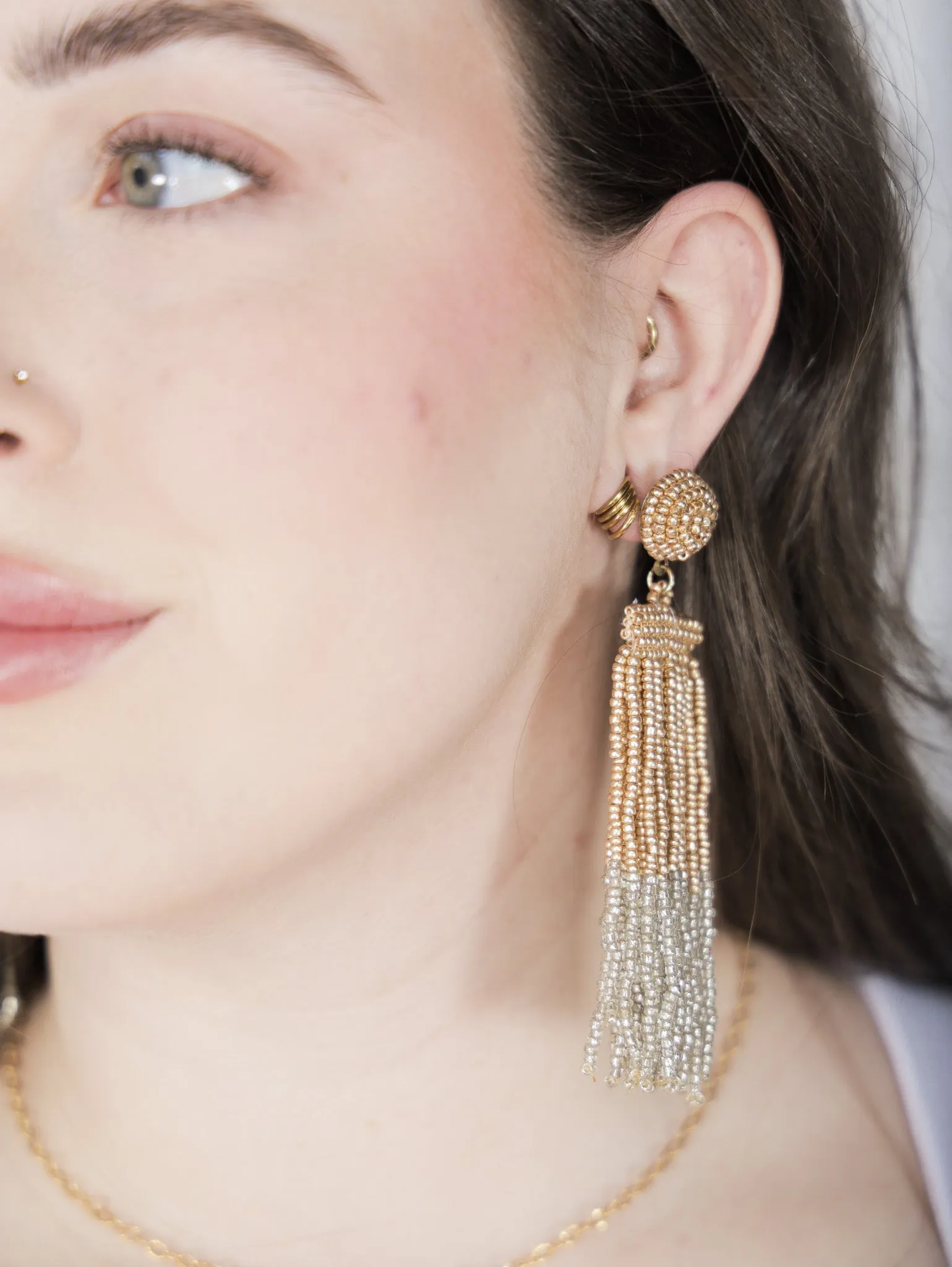 Chandelier Beaded Earrings