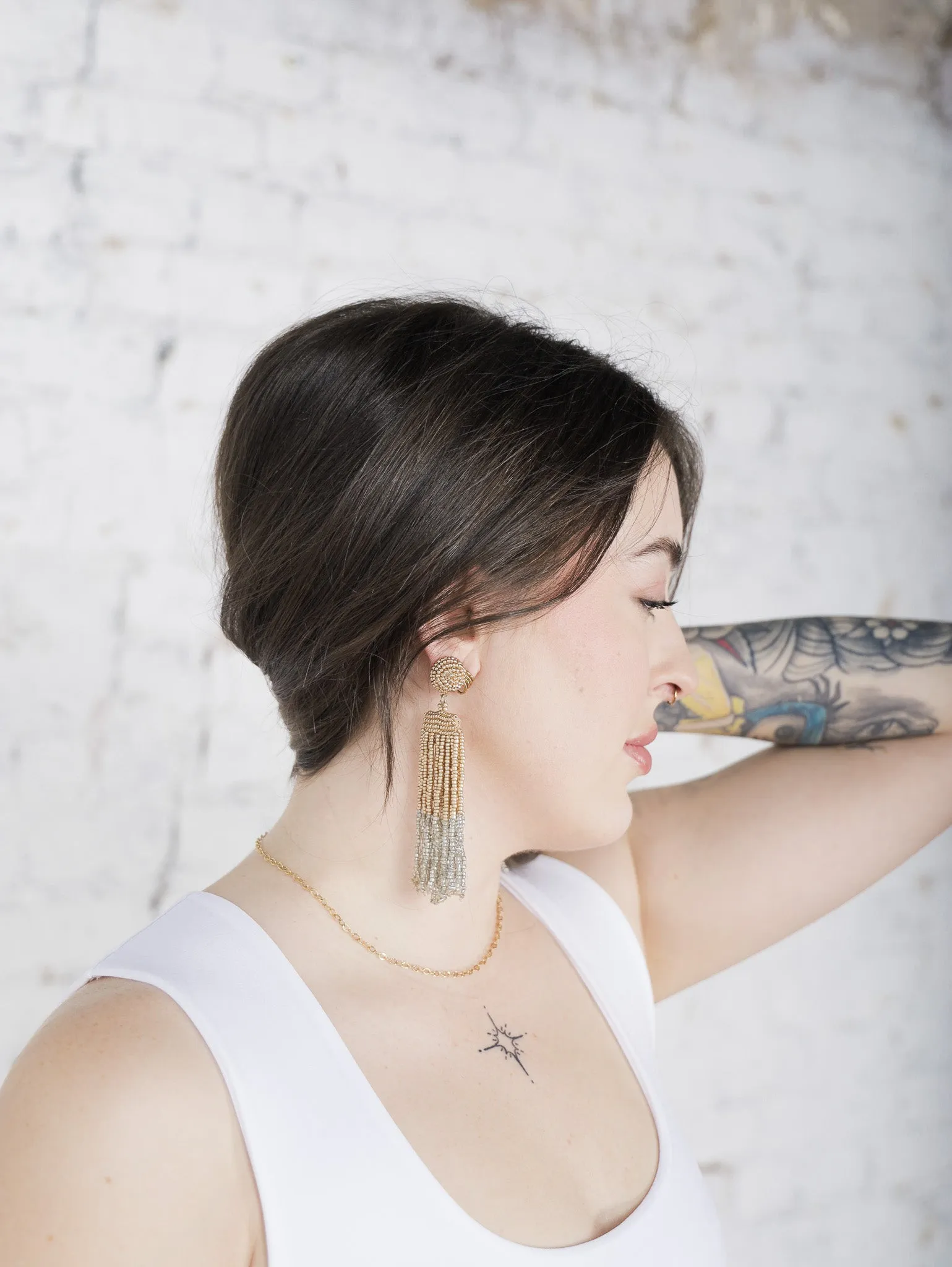Chandelier Beaded Earrings