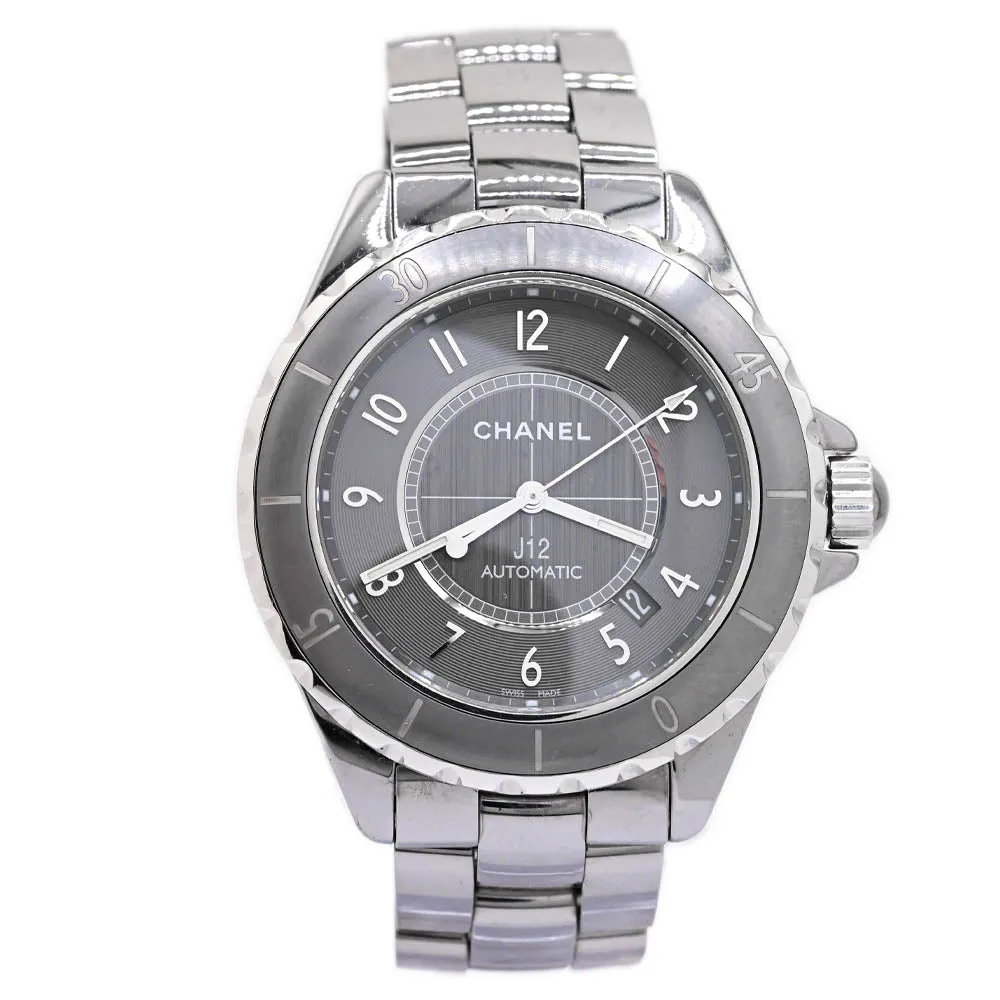 Chanel J12 41mm Titanium Ceramic Case, Grey Dial Watch Reference #: H2934