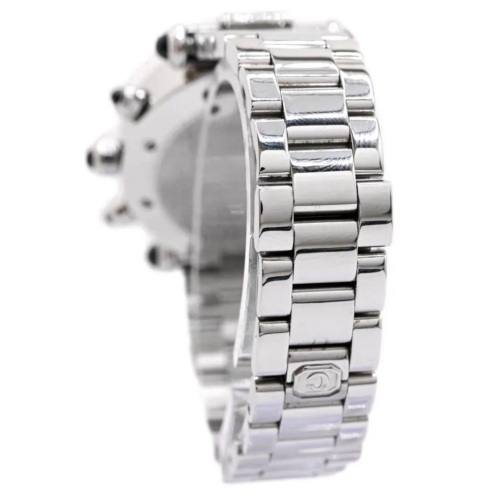Chopard Ladies Imperiale Stainless Steel 35mm White Chronograph Roman Dial Watch Reference #: 8389-23