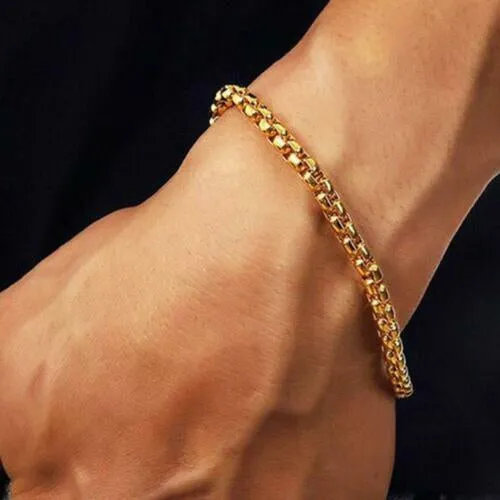 Classic Box Chain & Bracelet Set