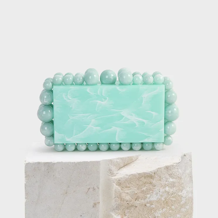 Cloud Clutch Bag in Acrylic